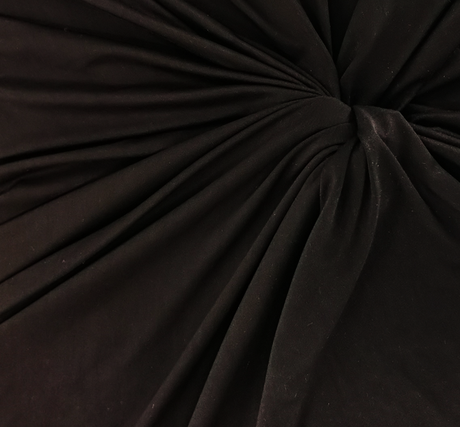 Modal Jersey Rayon Modal Spandex Fabric - Black, 58/60" Width