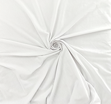 Modal Jersey Rayon Modal Spandex White Apparel Fabric - White Jersey Fabric, 58/60" Width (1 Yard)