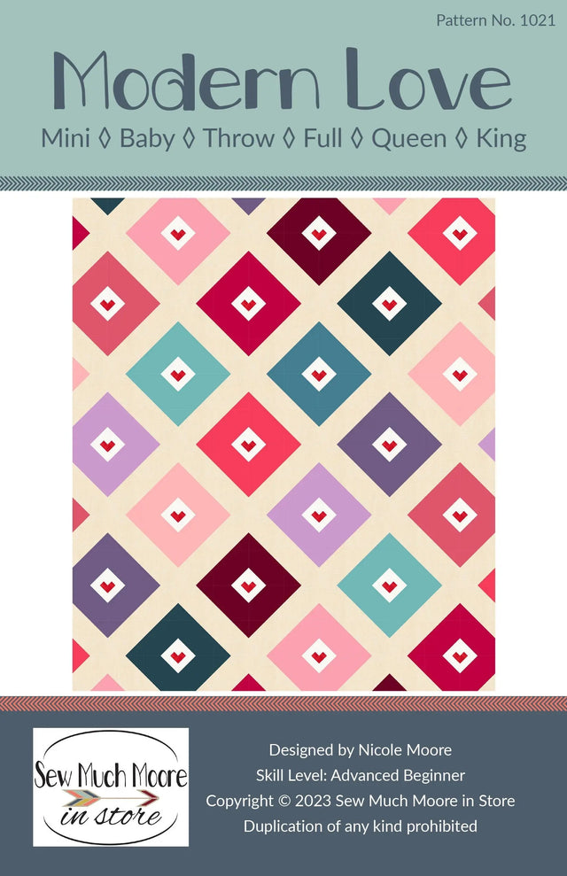 Modern Love Quilt Pattern