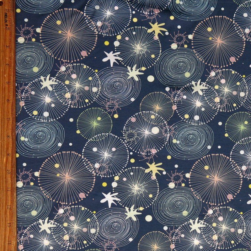 Boardshort Fabric Molecule Madness Flow Stretch Woven