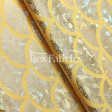 Monster Mermaid Nylon Spandex Fabric - Fish-Scale Hologram, 58-60" Width (1 Yard)