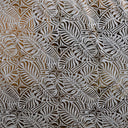 Polyester Foil Print Monstera Leaf Tiara Fabric