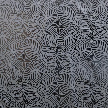 Polyester Foil Print Monstera Leaf Tiara Fabric