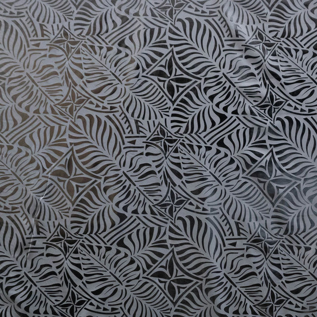 Polyester Foil Print Monstera Leaf Tiara Fabric