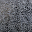 Monstera Leaf Tiara Polyester Fabric - Foil Print, 36" Width (1 Yard)