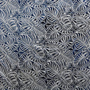 Polyester Foil Print Monstera Leaf Tiara Fabric