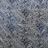 Polyester Foil Print Monstera Leaf Tiara Fabric