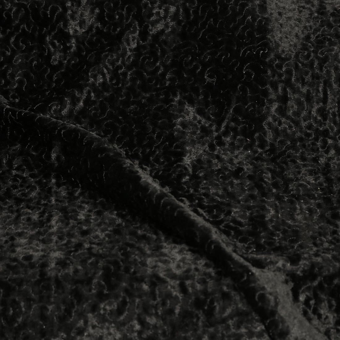 Metallic Panne Velvet Embroidered Fabric