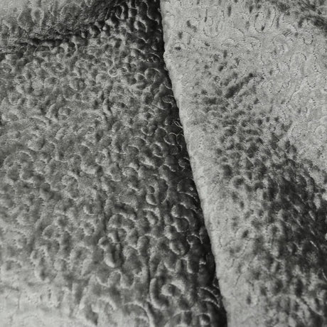Metallic Panne Velvet Embroidered Fabric