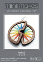 Wooden Moon Earring Kit Walnut