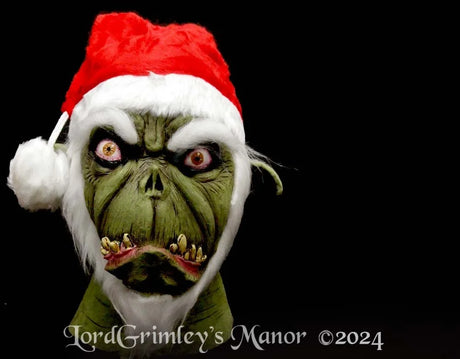 Grumpy Green Santa
