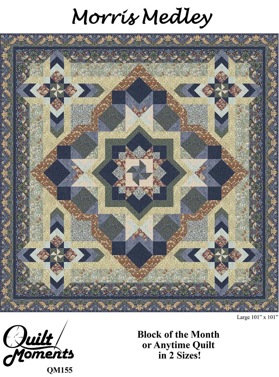 Quilt Pattern Morris Medley Block of the Month