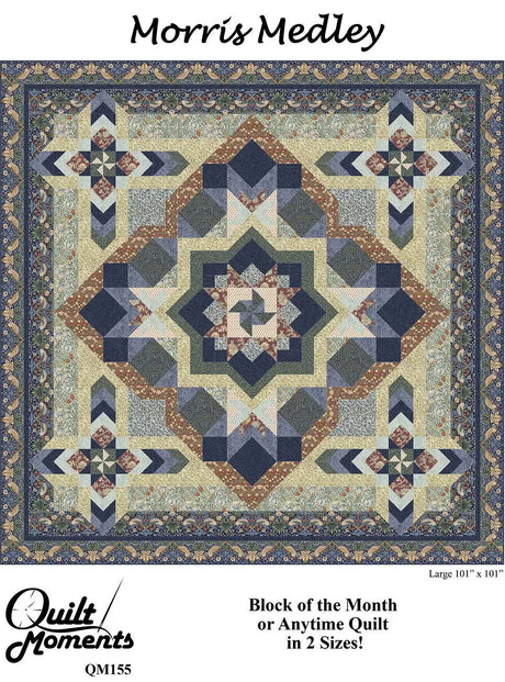 Quilt Pattern Morris Medley Block of the Month