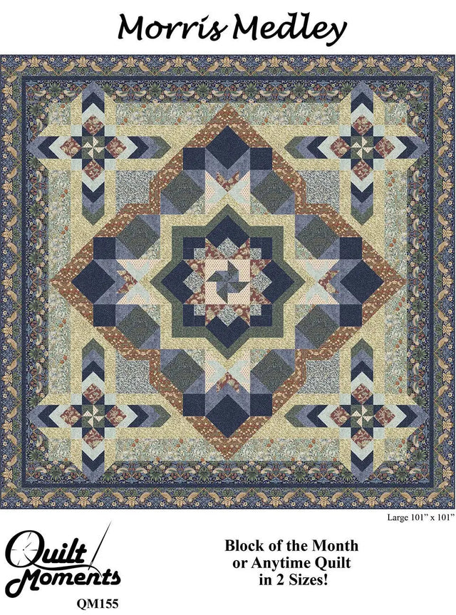 Quilt Pattern Morris Medley Block of the Month