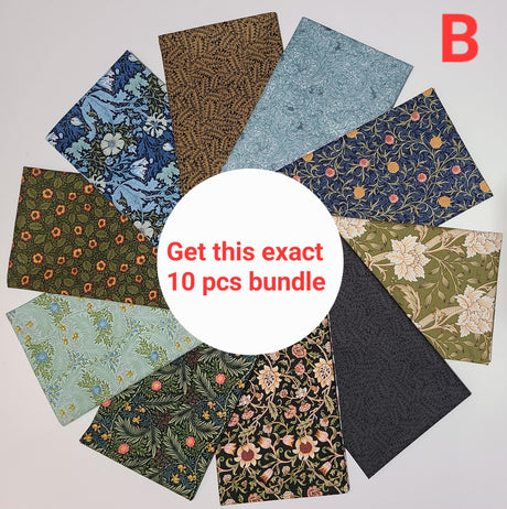Fat Quarter Bundle Morris Manor Floral Moda Fabrics