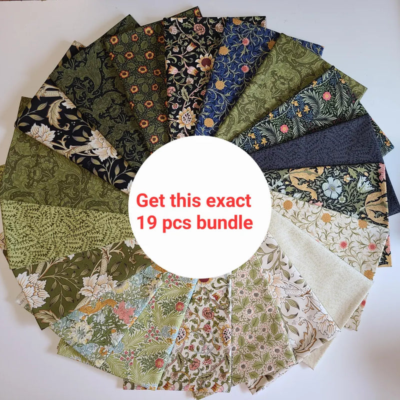 Fat Quarter Bundle Morris Manor Floral Moda Fabrics