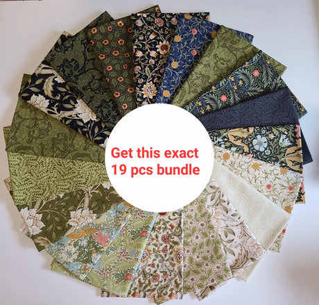 Fat Quarter Bundle Morris Manor Floral Moda Fabrics