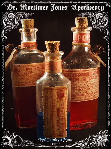 Dr. Mortimer Jones' Apothecary - Poison Labels - Digital Download