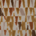Cut Velvet Upholstery Fabric Mosaic Geometric Pattern