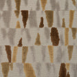 Cut Velvet Upholstery Fabric Mosaic Geometric Pattern