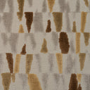 Cut Velvet Upholstery Fabric Mosaic Geometric Pattern