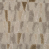 Cut Velvet Upholstery Fabric Mosaic Geometric Pattern