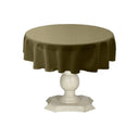 Tablecloth Dull Bridal Satin Fabric - 54" Round, Color Options (1 Piece)