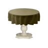 Tablecloth Dull Bridal Satin Fabric - Solid Color, 58" Round (1 Piece)