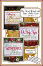 Embroidery Pattern Most Wonderful Time of the Year Holiday Wall Hangings