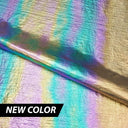 Mother Of Pearl Foiled Nylon Fabric - White/Pearl, Coral/Pearl, Black/Pearl, Orchid/Pearl, 57/59" Width (1 Yard)
