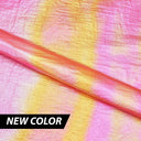 Mother Of Pearl Foiled Nylon Fabric - White/Pearl, Coral/Pearl, Black/Pearl, Orchid/Pearl, 57/59" Width (1 Yard)