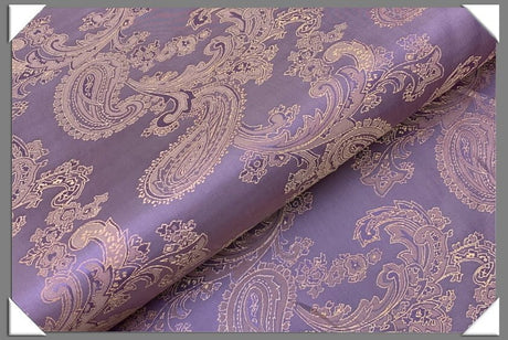 Paisley Lining 100 Percent Rayon/Poly Fabric - Iridescent Paisley, 57" Width