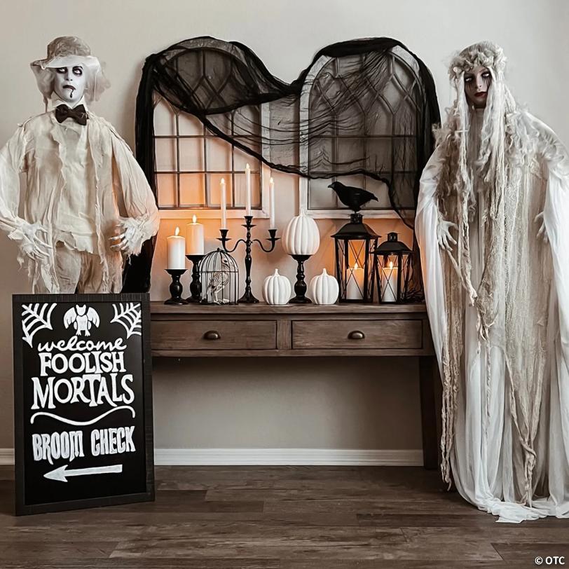 Mr. & Mrs. Rot Standing Halloween Decorations - 2 Pc.