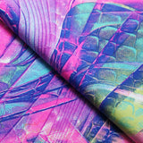 Rupture Nylon Spandex Fabric - Multicolor Abstract, 58-60" Width (1 Yard)