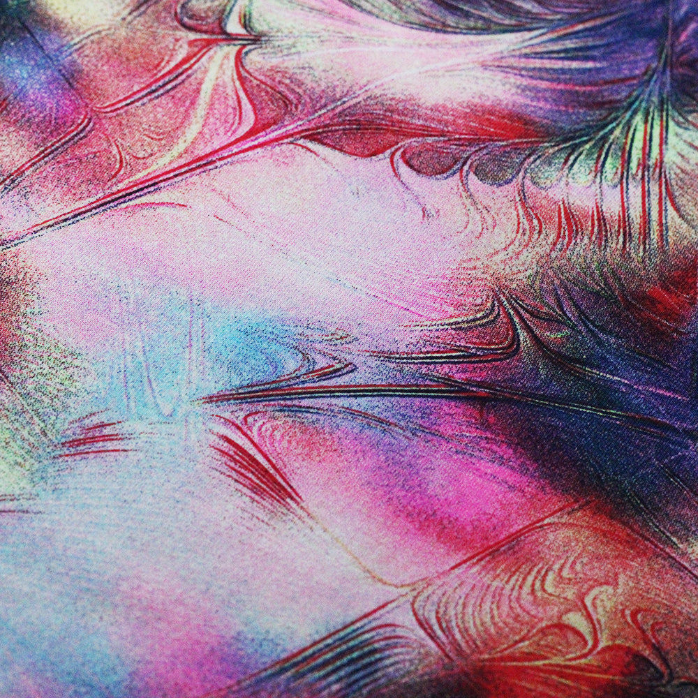 Hummingbird Nylon Spandex Fabric - Multicolor Floral Print, Brazilian Print, 58/60" Width, 320 GSM (1 Yard)