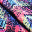 Netscape Nylon Spandex Fabric - Multicolor Abstract Print, 58-60" Width (1 Yard)