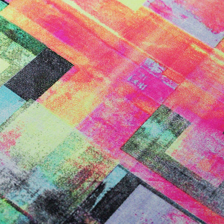 Blockade Nylon Spandex Fabric - Multi Geometric Print, 58/60" Width (1 Yard)
