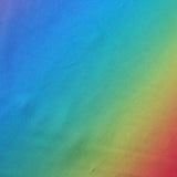 Rainbow Haze Poly Spandex Fabric - Multi Rainbow Print, Gold Foil Option, 58-60" Width (1 Yard)