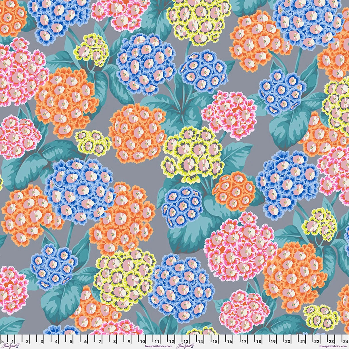 Cotton Print Multi Alpines Pastel Fabric