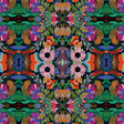 Cotton Print Multi Centered Spirit Fabric 44/45"