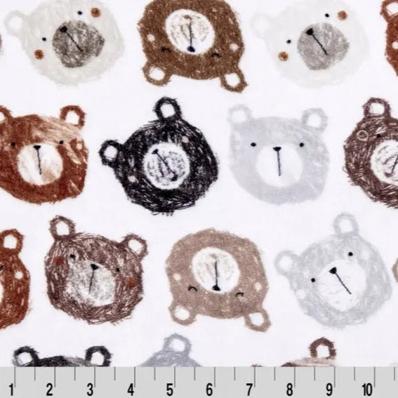 Cuddle Fabric Multi Cozy Cubs Cloud Cuddle