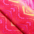 Core Layers Polyester Spandex Fabric - Multi Chevron Print, 58/60" Width (1 Yard)