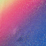 Rainbow Haze Poly Spandex Fabric - Multi Rainbow Print, Gold Foil Option, 58-60" Width (1 Yard)