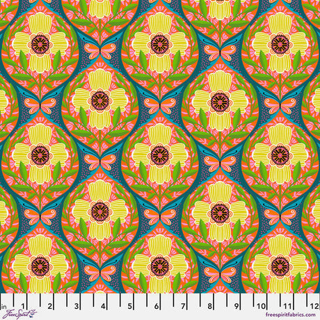 Cotton Print Fabric Multi What the Birds Said 44/45"