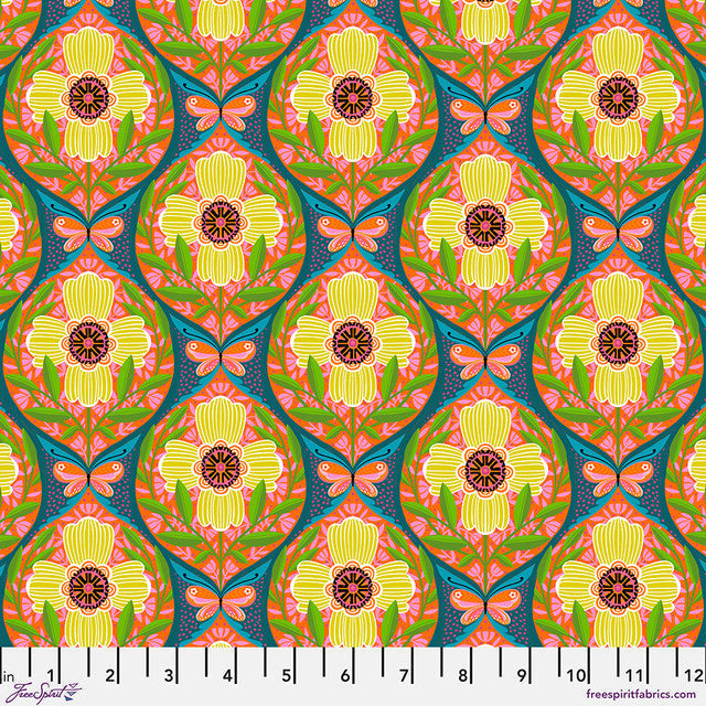 Cotton Print Fabric Multi What the Birds Said 44/45"