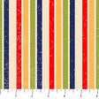 Cotton Fabric Multi Rustic Stripe Camping Therapy 44/45"