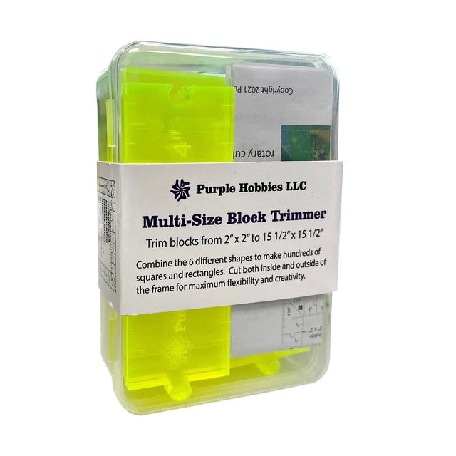 Acrylic Block Trimmer Ruler Set Green