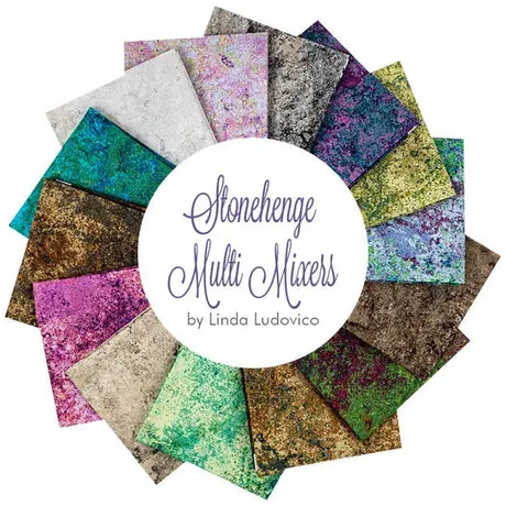 Cotton Fat Quarter Bundle Multi Stonehenge Gradations