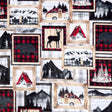 Cuddle Fabric Trail Mix Digital Cuddle Scarlet