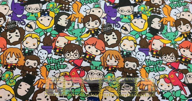 Quilting Cotton Harry Potter Kawaii Stack Toss